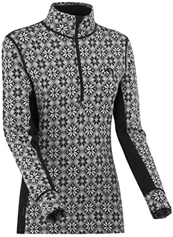 Kari Traa Rose Half Zip Womens Base Layer Top Quilted Warmth and Confidence