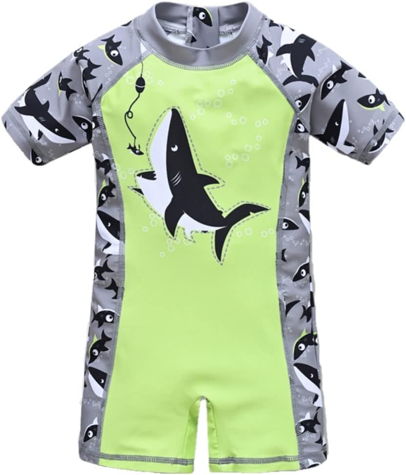 Achiyi Toddler Boys UPF 50 Swimwear with Cartoon Prints