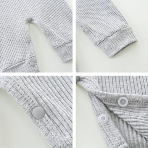 Baby Romper with Mittens Hats for Infants