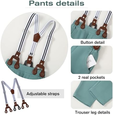 SOONDKIDS Baby Boy Tuxedo Suit