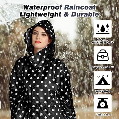 SOPPY Womens Waterproof Rain Jacket