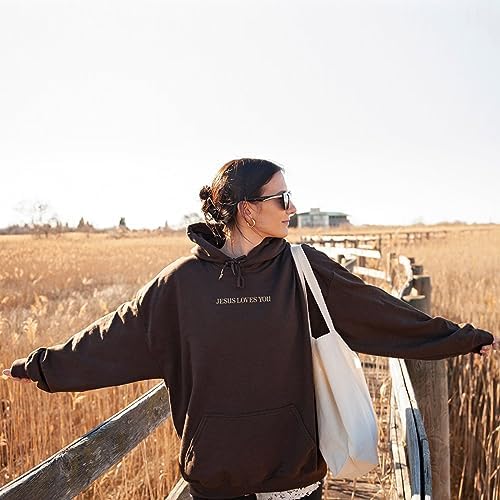 Cheerful Hundreds - Jesus Loves You Hoodie graphic cotton tassel anlam etkiler