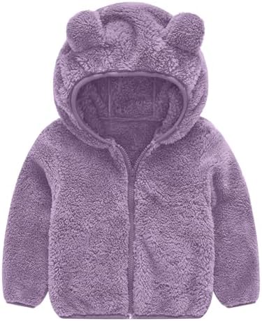 Perfect Winter Cozy Cute Bear fleece Jacket for Toddler Boys Girls