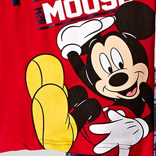 Disney Mickey Mouse T-Shirt Shorts Outfit Set for Growing Kids