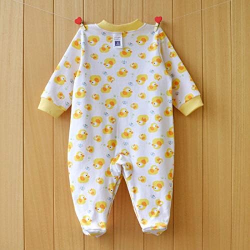 Perfect Baby romper Lightweight Soft Cotton Footed Jumpsuit for 0-12 Month