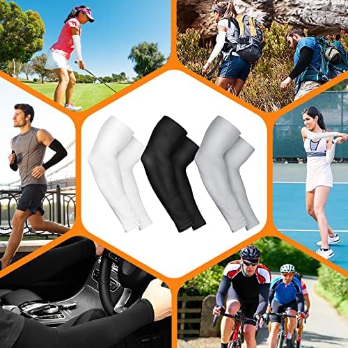 AURUZA 5 Pairs Arm Sleeves Protection Against the Sun