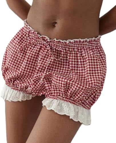 Cute RKX Ruffle Bloomers for Women Y2KLOgmt Perfect for Everyday Wear