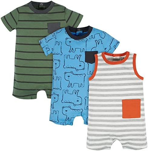 Onesies Brand Baby Boys 3-Pack Romper
