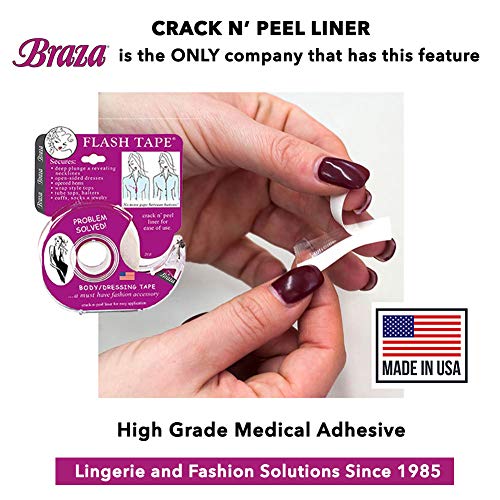 Braza Double-Sided Clear Adhesive Tape - 60 ft