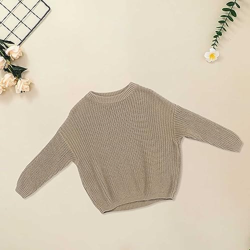 Cotton Long Sleeve Baby Sweater for Fall Winter