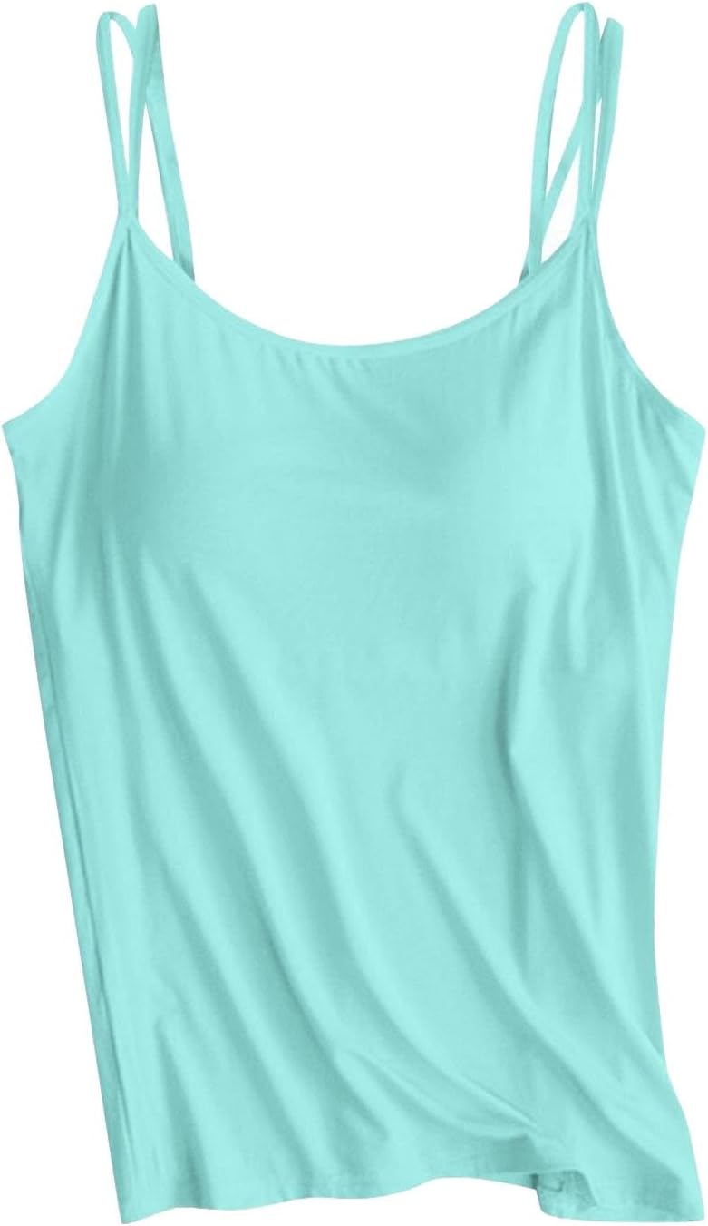 Shelf Bra Camisole Tank Tops for Women