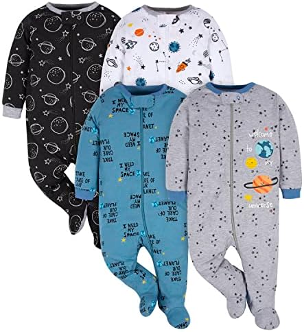 4-Piece Sleep N Play Footie Gerber Baby