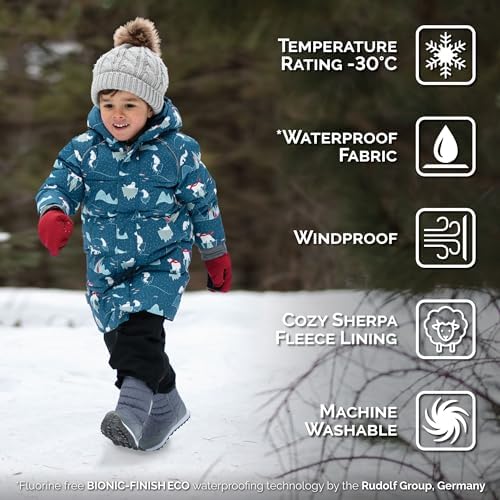 Jan Jul Waterproof Insulated Puffy Coat for Kids
