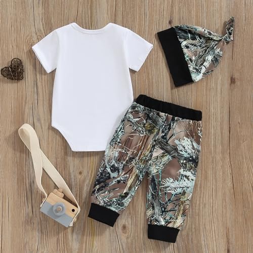 Canis Duck Deer Hunting Baby Outfit Set