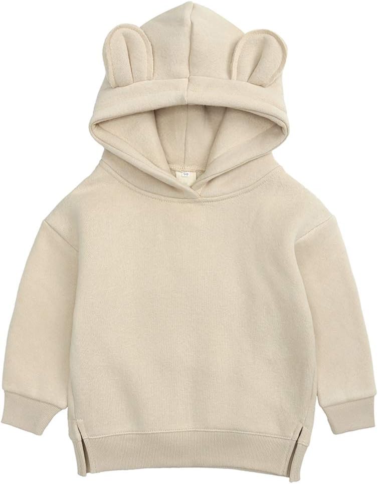Cotton Solid Hoodies for Baby and Toddler