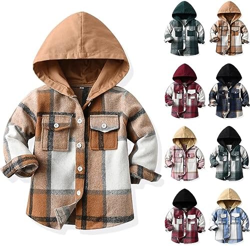 Cozy Plaid Winter Jacket for Kids