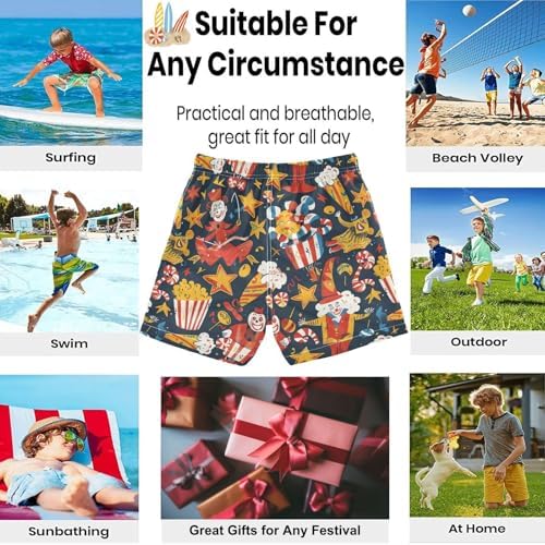 Visesunny Summer Boys Beach Shorts - Fun and Fashionable