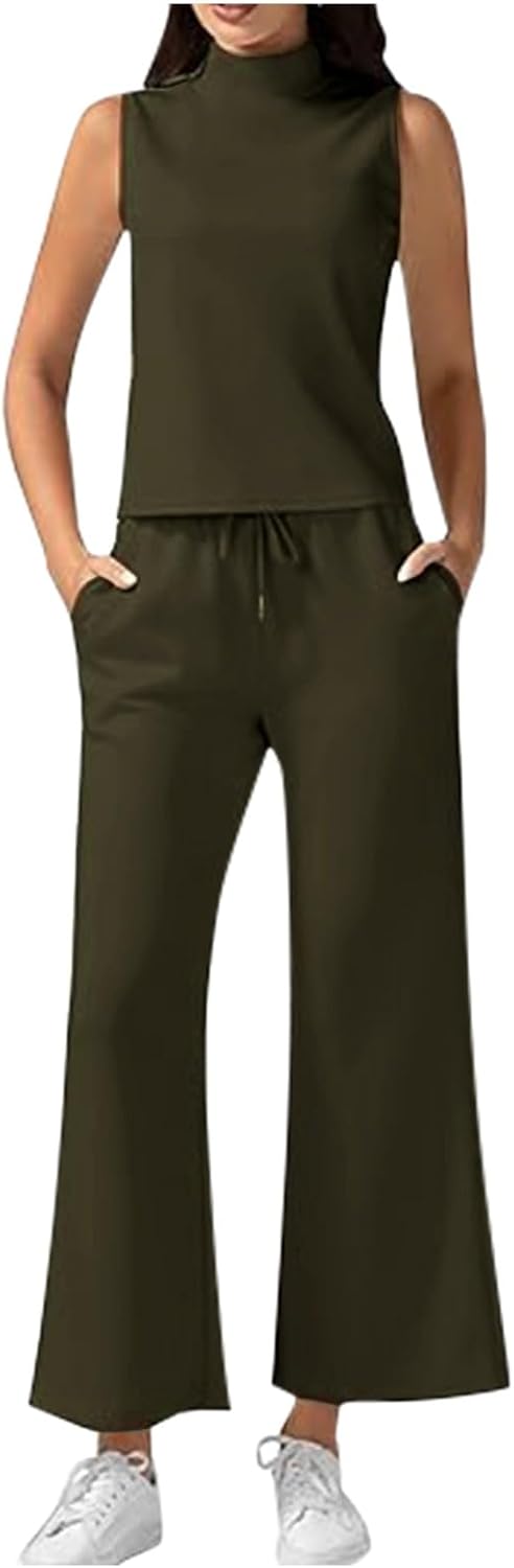 Sfascumop 2 Piece Summer Beach Outfit Set