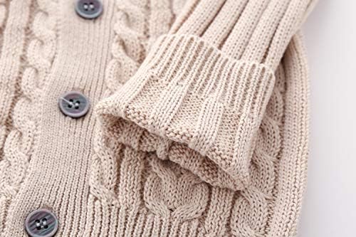 Feidoog Infant Boys Cardigan Crochet Sweater V-Neck