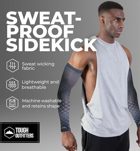 Compression Arm Sleeves for Men Women - Baseball Basketball Volleyball