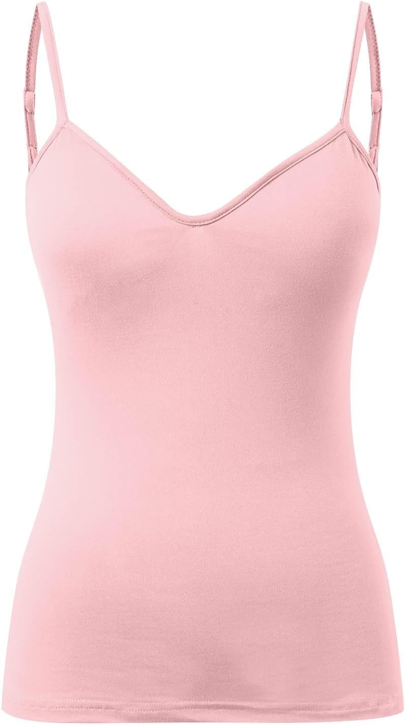 Workout Tank Top With Built-In Bra and Adjustable Straps