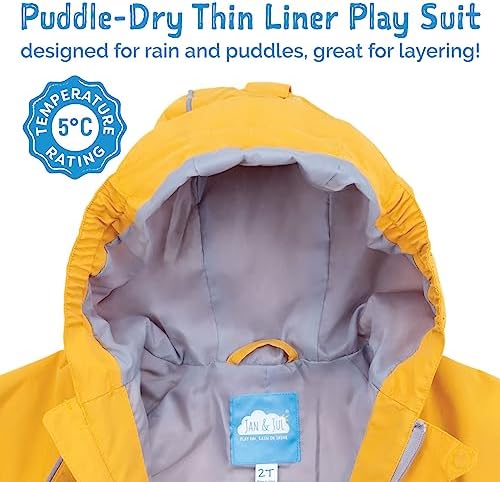 UVe protect Broadcloth rain suit toddlers boys waterproof windproof UV Protection