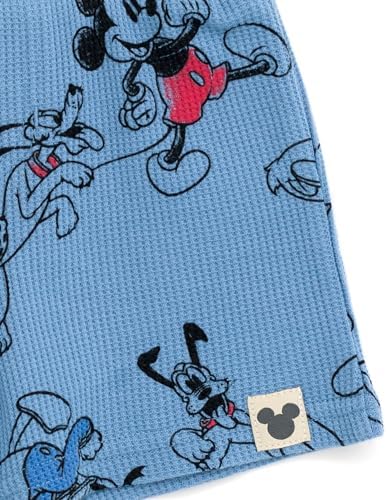 Disney Waffle Knit T-Shirt and Shorts Outfit Set for Infants
