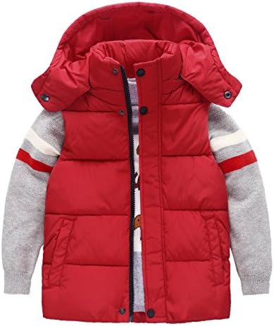 Happy Cherry Kids Padded Vest Winter Jacket 5-12T
