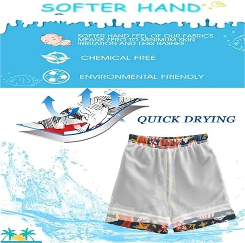 Visesunny Summer Boys Beach Shorts - Fun and Fashionable