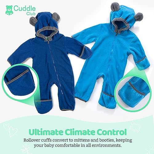 Cuddle Club Cozy Toddler Fleece Jumpsuit