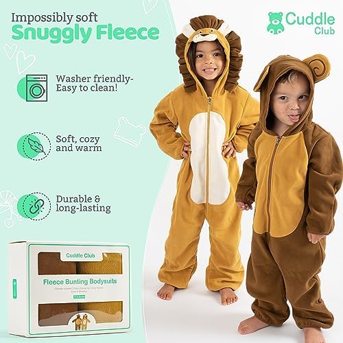 Cuddle Club Fleece Baby Bunting Bodysuit