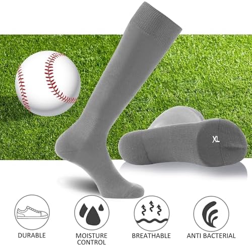 FOOTPLUS Knee-High Sports Socks Unisex