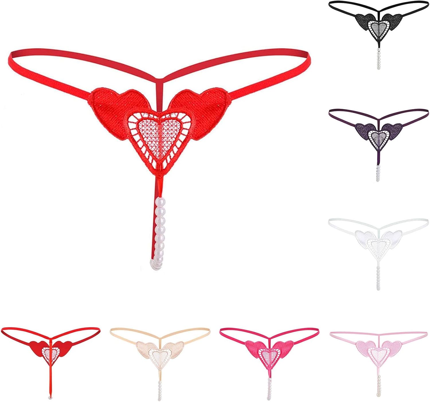 High-Waisted Cheeky Thongs for Women