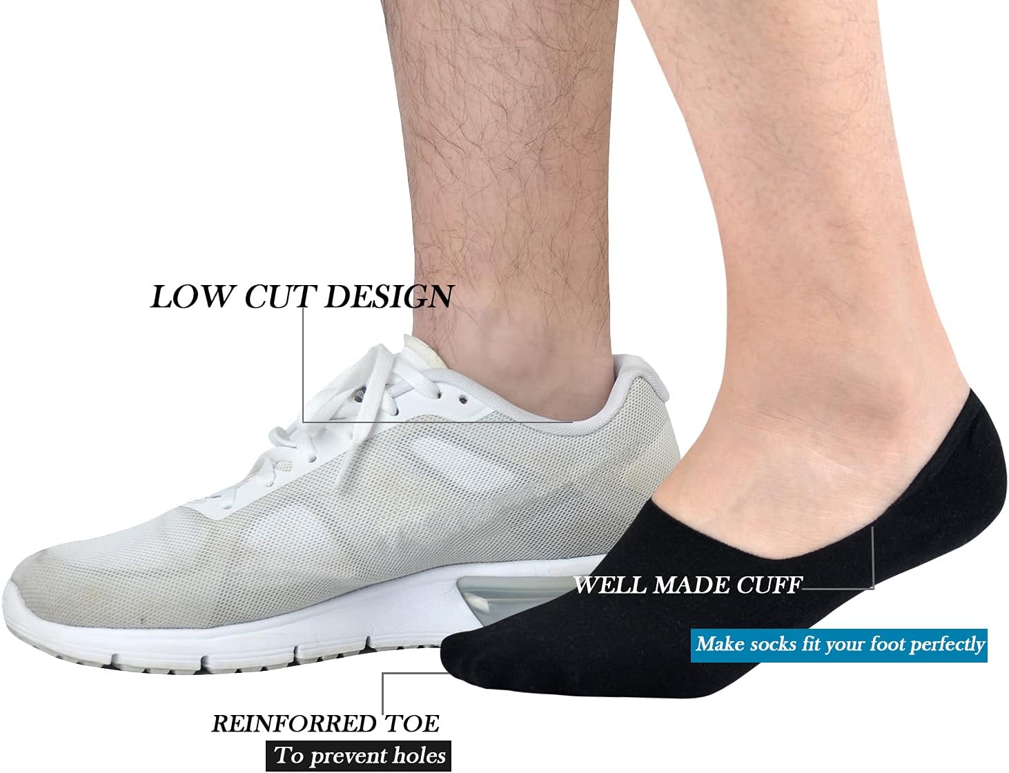 6-Pair Comfort Mens Socks for Daily Wear
