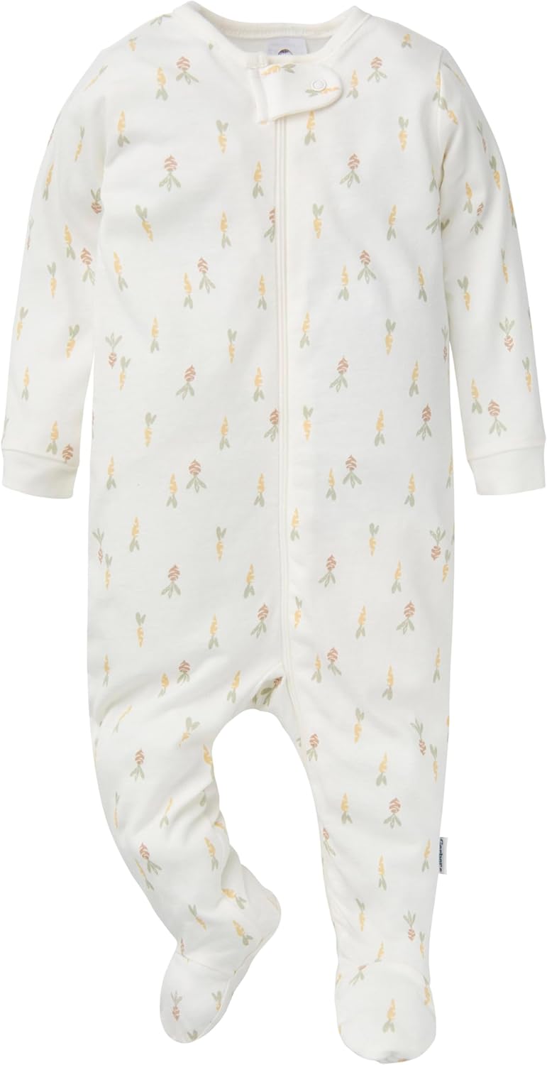 Perfect for growing boys - Gerber Sleep N Play Footie 4-Pack