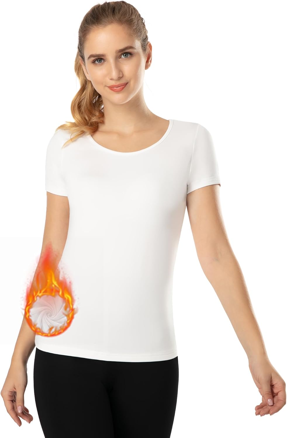 Warm Comfortable Thermal Top for Women in Fleece