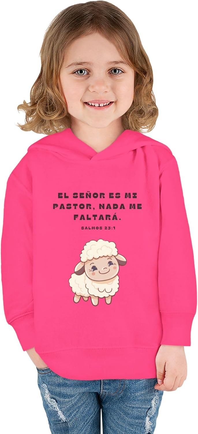 Cute Toddler Fleece Hoodie with Sheep Design