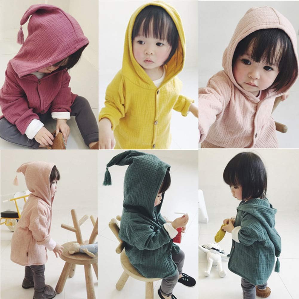 AYIYO Baby Hoody Shirt Hooded Jacket for Spring Autumn