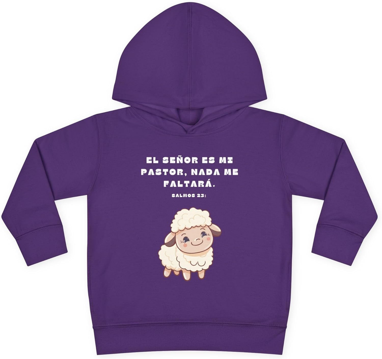 Cute Toddler Fleece Hoodie with Sheep Design Faith-Based Gift Cozy Winter Wear