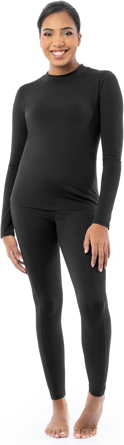 Fruit of the Loom Womens High Neck Thermal Set