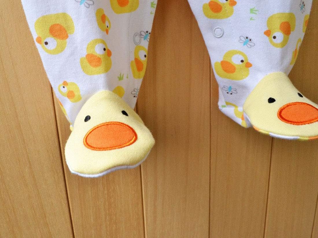 Perfect Baby romper Lightweight Soft Cotton Footed Jumpsuit for 0-12 Month