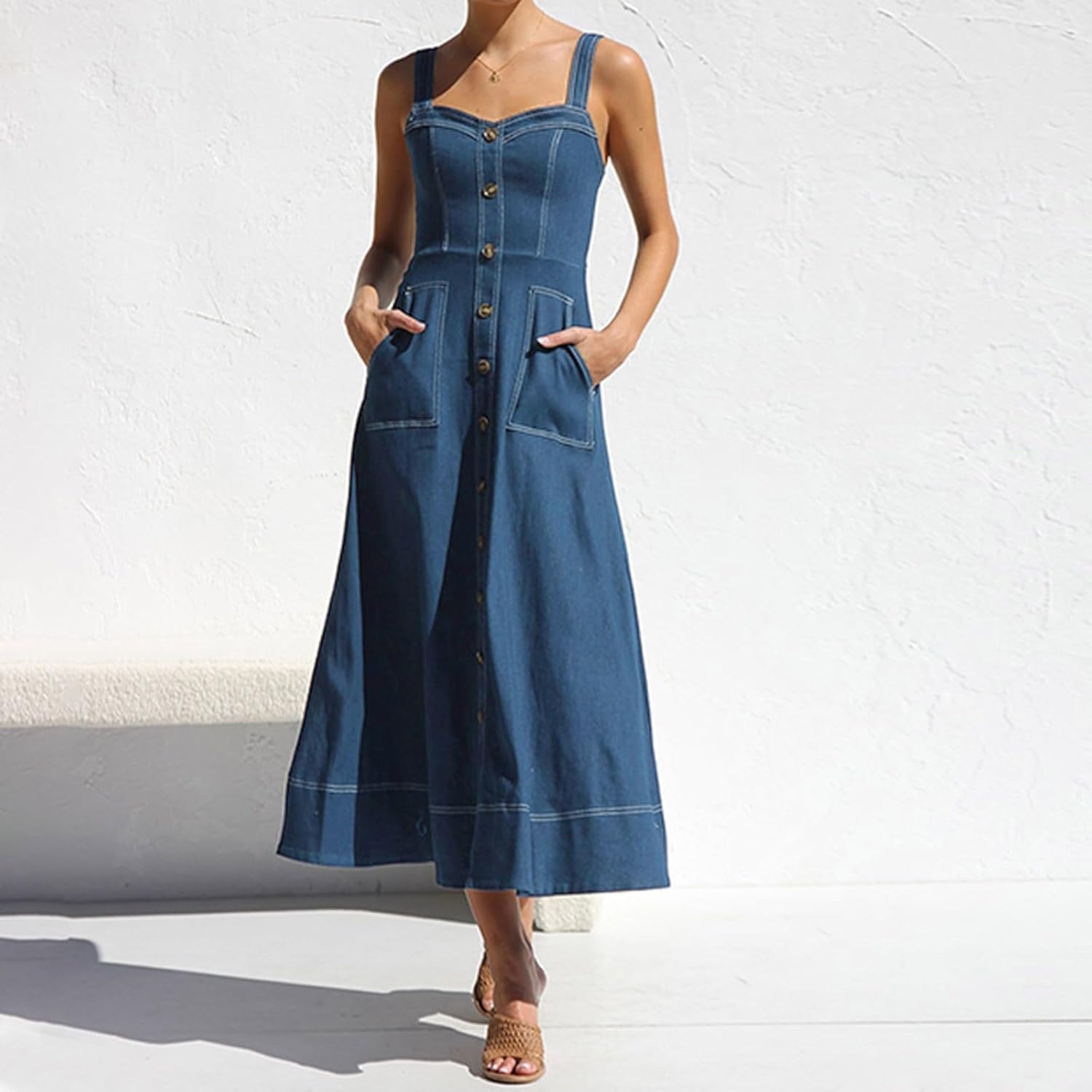 Chic DENIM MID DRESS