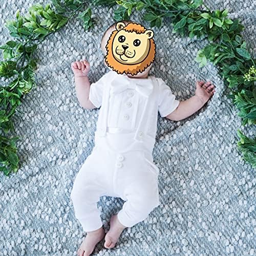 IBTOM CASTLE Baby Boys Baptism Bow Tie Tuxedo Suit