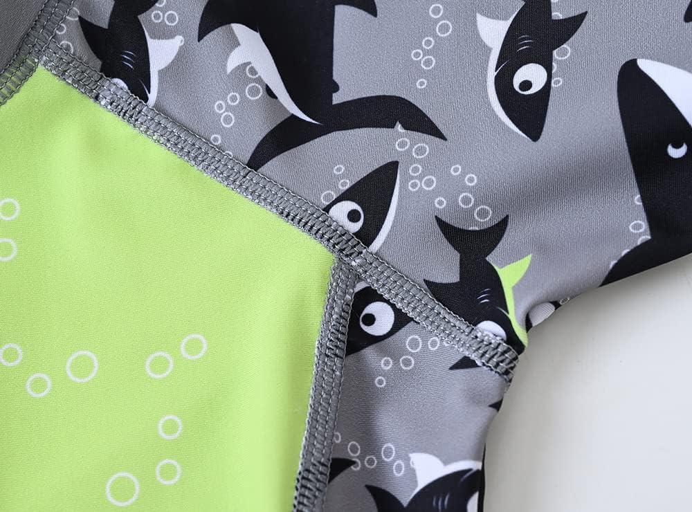 Achiyi Toddler Boys UPF 50 Swimwear with Cartoon Prints