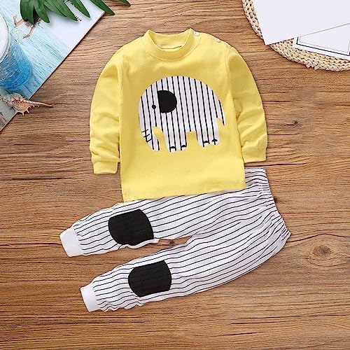 Toddler Boys Girls Outfits - Soft Stretchy Playwear for Kids