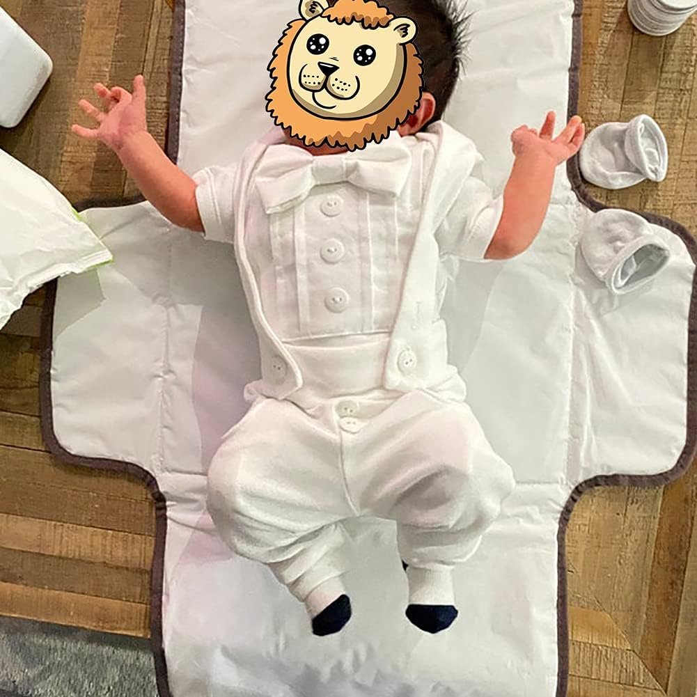 IBTOM CASTLE Baby Boys Baptism Bow Tie Tuxedo Suit