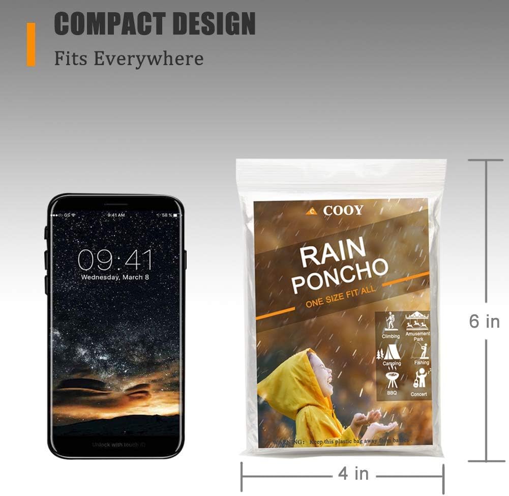 10-Piece Waterproof Rain Ponchodonn Set