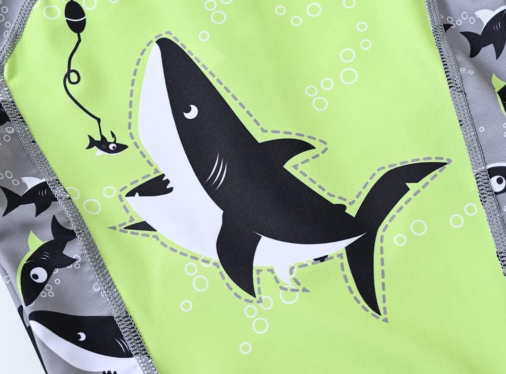 Achiyi Toddler Boys UPF 50 Swimwear with Cartoon Prints