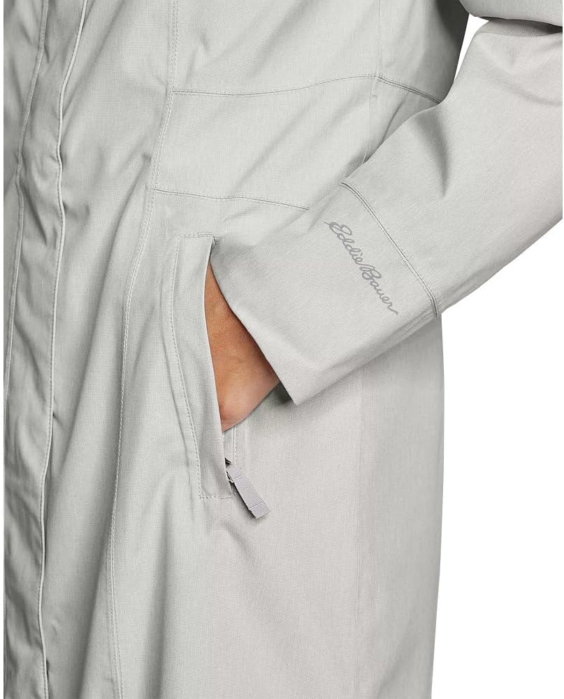 Eddie Bauer Womens Gangster Trench Coat Experience the Rains Fury