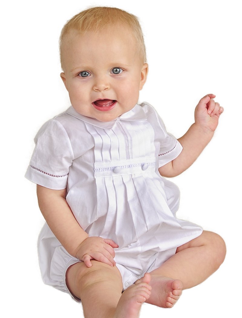Perfect Baptism and Celebration for Boys White Christening Outfit 100